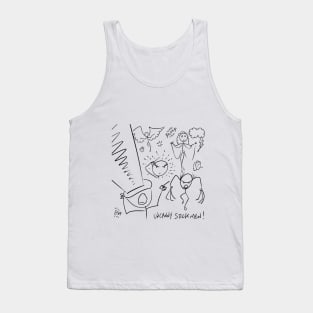 Uncanny Stick-Men Tank Top